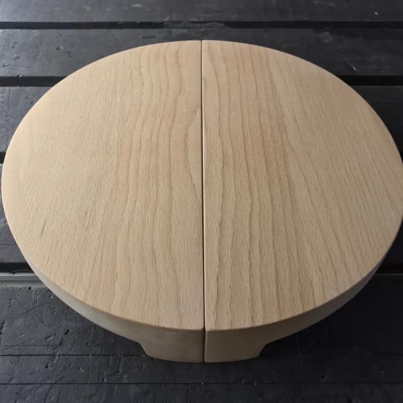 Handle for pantry doors 10 inch, Two crescent-shaped handles