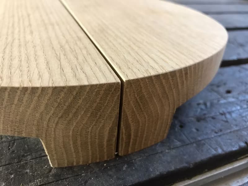 Handle for pantry doors 10 inch, Two crescent-shaped handles