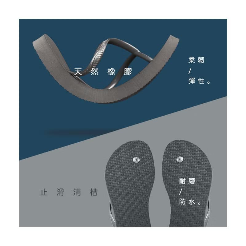 男夾腳拖鞋 汪來汪趣  柯基 狗狗 防滑防水人字拖  巧克力