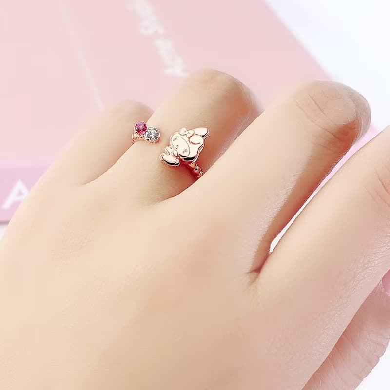 Small Gift for U系列-My Melody 美樂蒂禮物純銀戒指