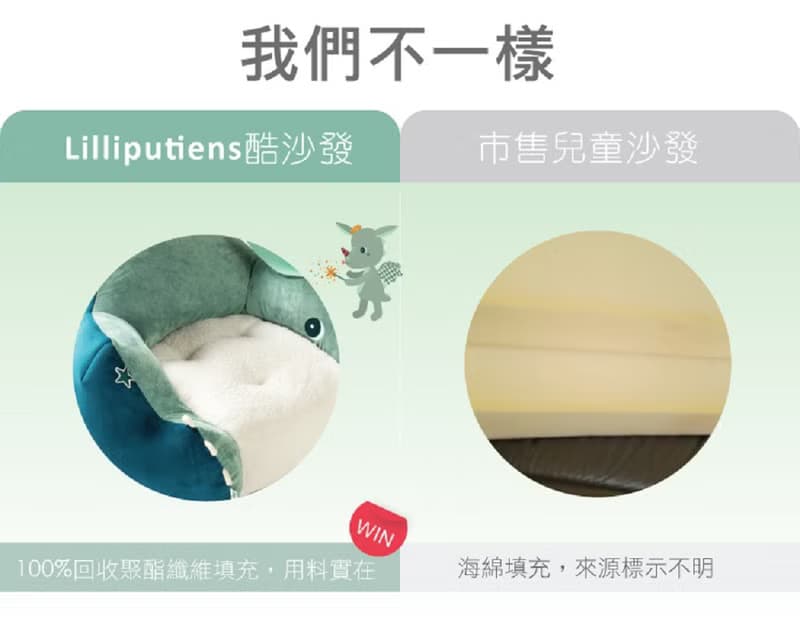 【比利時Lilliputiens】我的酷沙發-小飛龍喬