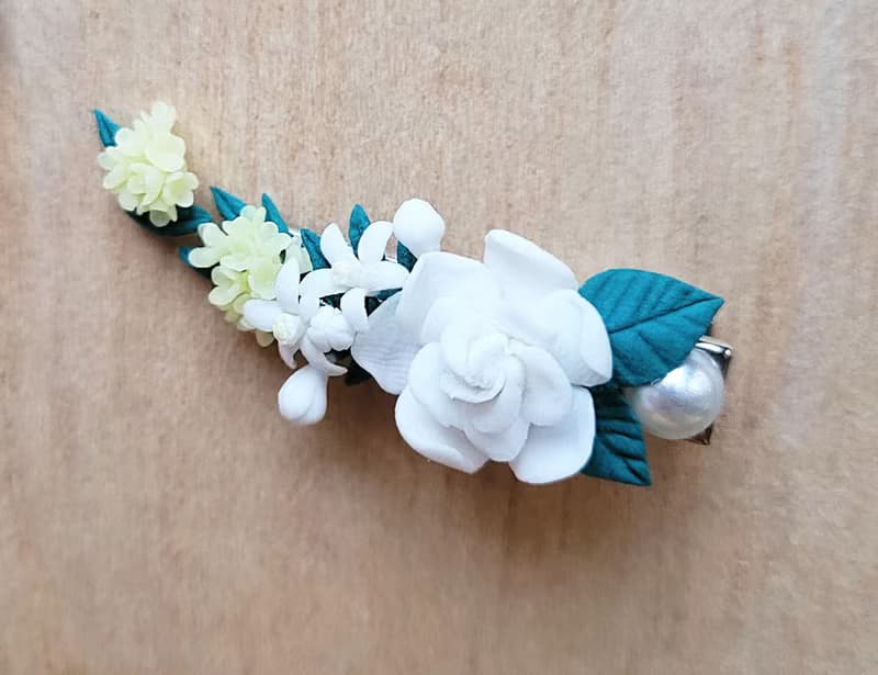 春秋花 小髮夾