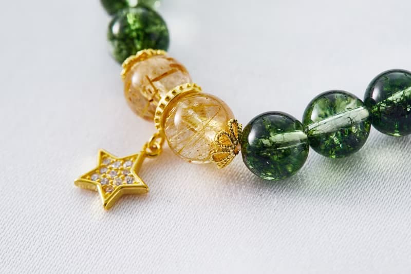 轉運爆花綠幽靈手鍊(含開光)招貴人、增加事業運、提升正能量