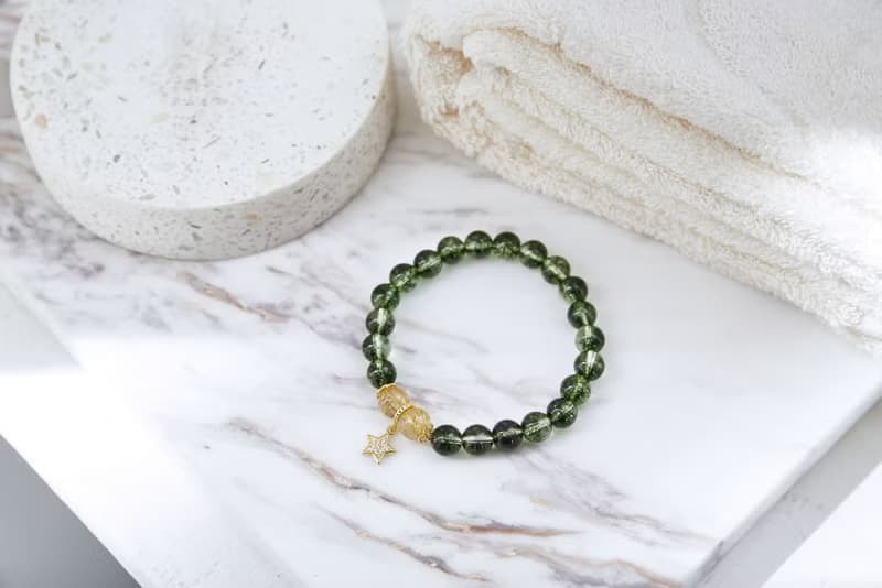 轉運爆花綠幽靈手鍊(含開光)招貴人、增加事業運、提升正能量