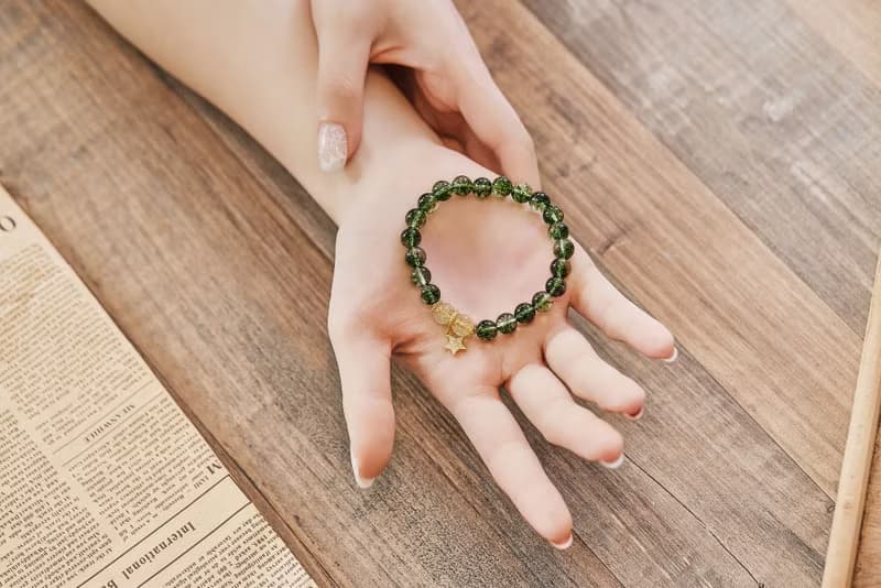 轉運爆花綠幽靈手鍊(含開光)招貴人、增加事業運、提升正能量