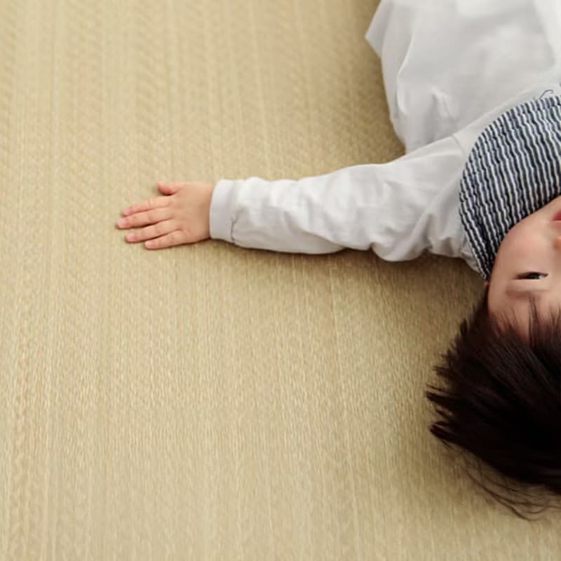 【炎夏涼方】嬰幼兒藺草睡墊AskDoctors(升級) 透氣吸汗 草香入眠