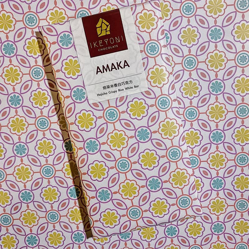焙茶米香白巧克力 | AMAKA