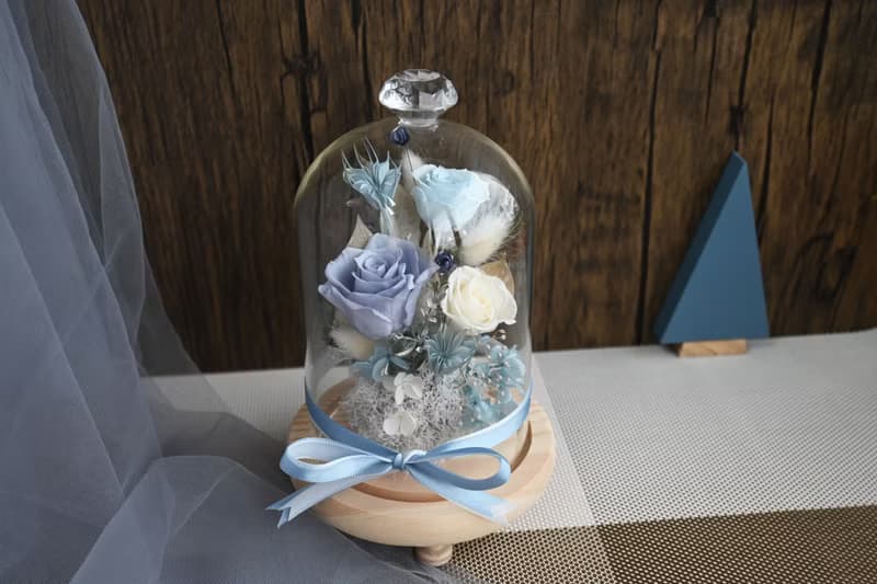 永生花鐘罩花禮/送禮/居家裝飾/喬遷賀禮/商業空間佈置