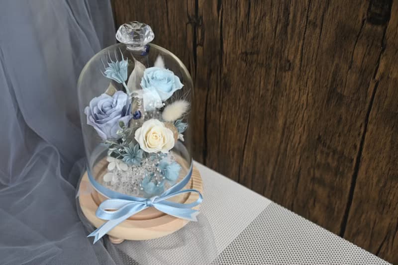 永生花鐘罩花禮/送禮/居家裝飾/喬遷賀禮/商業空間佈置