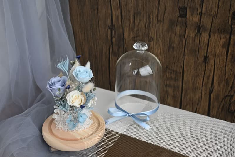 永生花鐘罩花禮/送禮/居家裝飾/喬遷賀禮/商業空間佈置