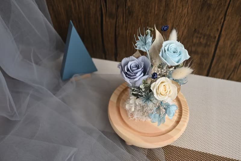 永生花鐘罩花禮/送禮/居家裝飾/喬遷賀禮/商業空間佈置