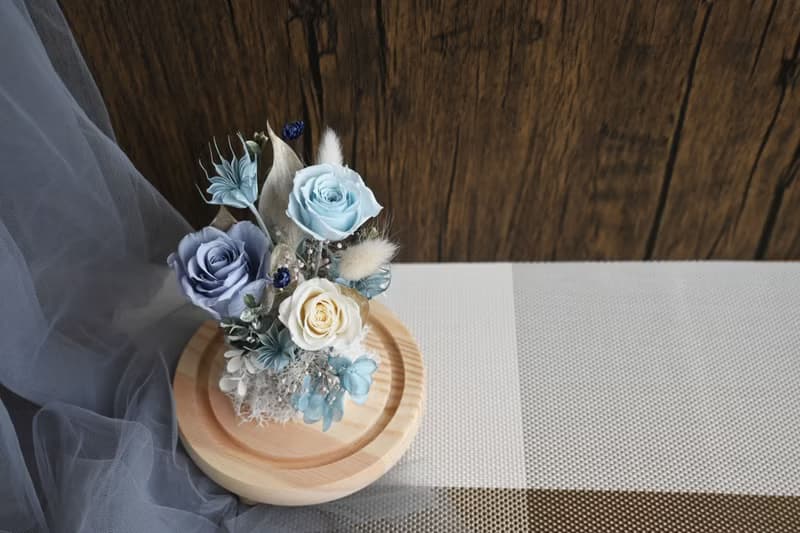 永生花鐘罩花禮/送禮/居家裝飾/喬遷賀禮/商業空間佈置