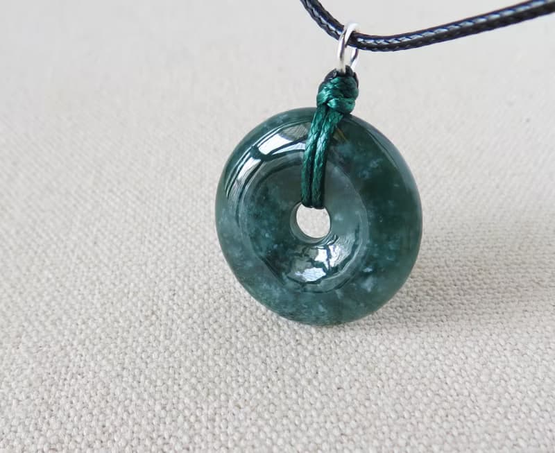 【金剛結】本命年【平安如意】意境棉翡翠韓國蠟線項鍊SD06招財