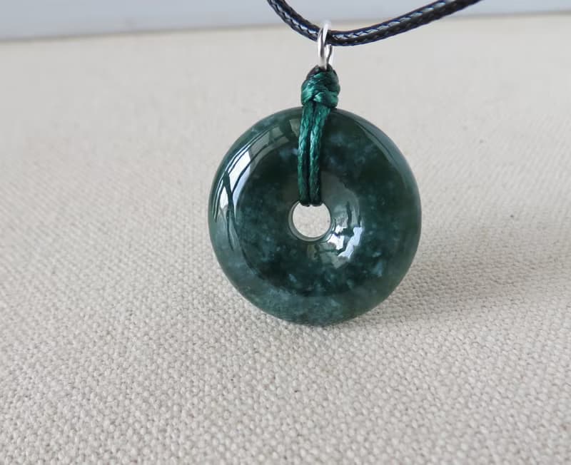 【金剛結】本命年【平安如意】意境棉翡翠韓國蠟線項鍊SD06招財