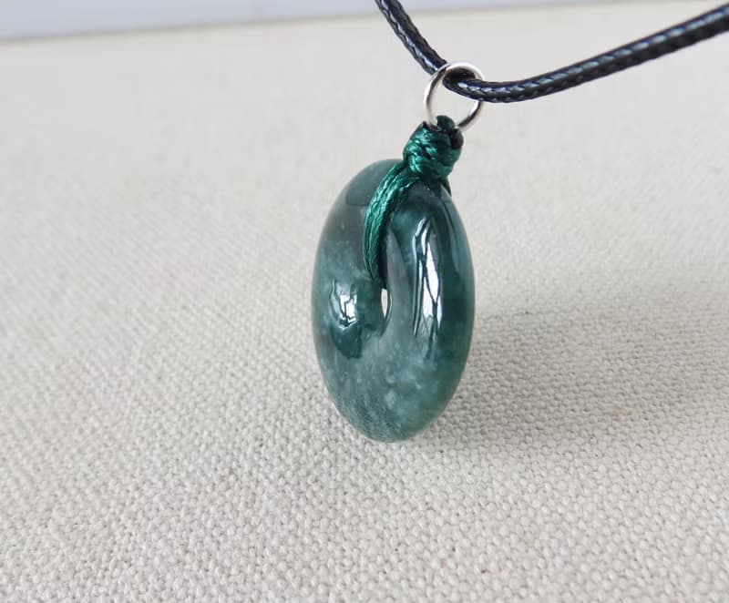 【金剛結】本命年【平安如意】意境棉翡翠韓國蠟線項鍊SD06招財