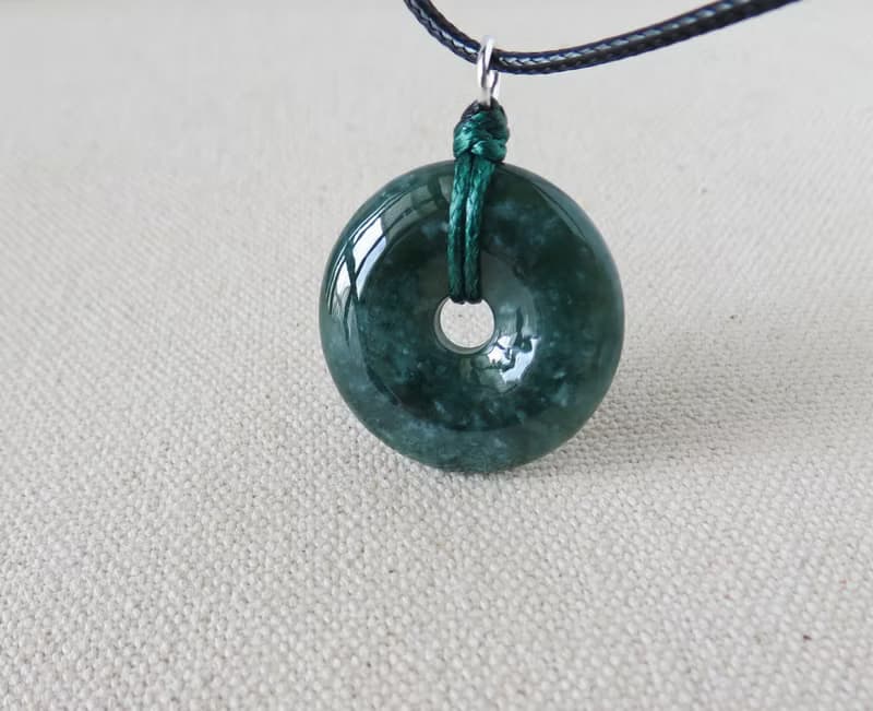 【金剛結】本命年【平安如意】意境棉翡翠韓國蠟線項鍊SD06招財