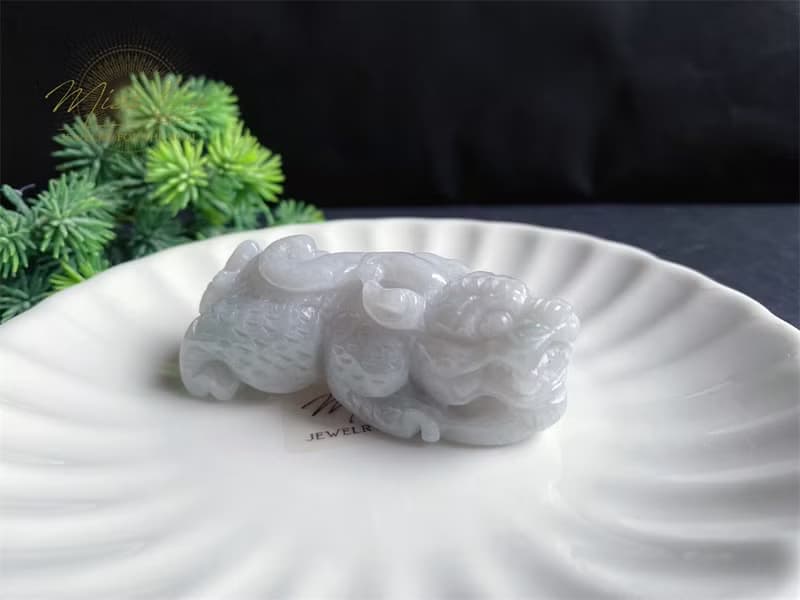天然緬甸玉 招財神器 霸王貔貅 護主 擺件 禮物 長輩禮