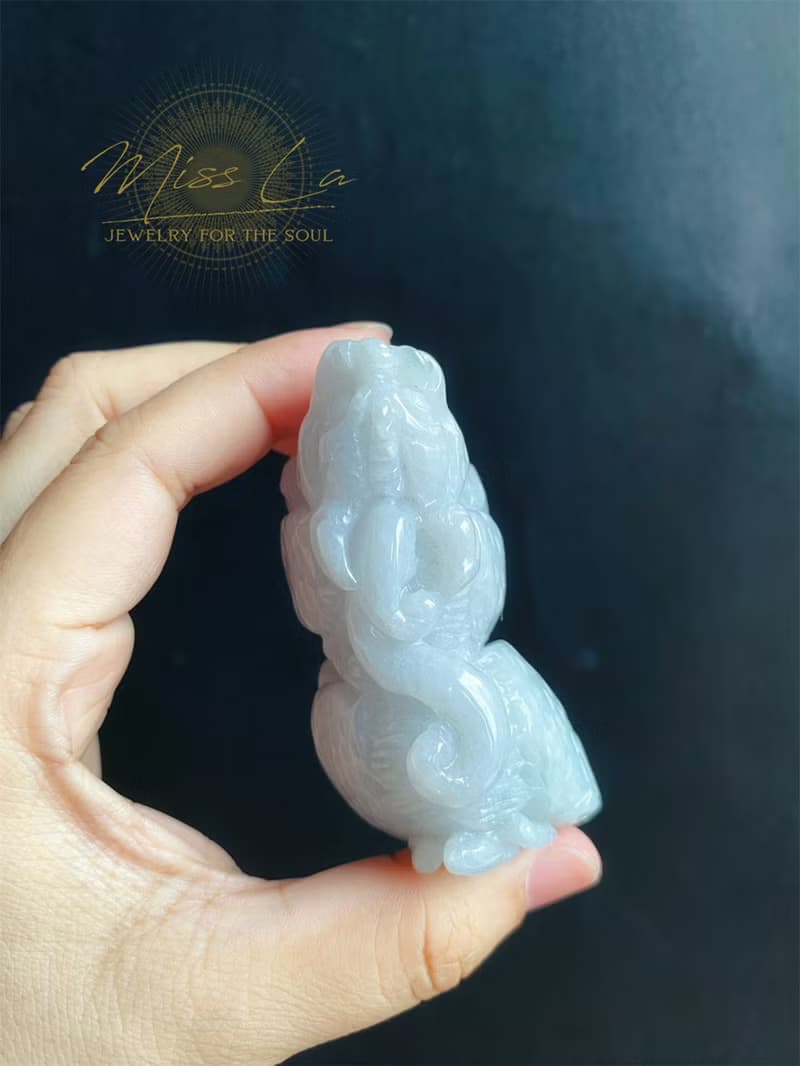 天然緬甸玉 招財神器 霸王貔貅 護主 擺件 禮物 長輩禮