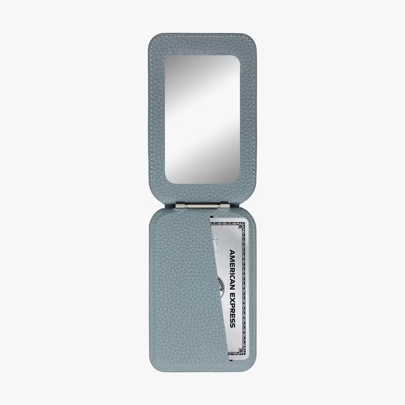 皮革MagSafe錢包支架附化妝鏡 iPhone 手機殼 磁吸 Pro Max