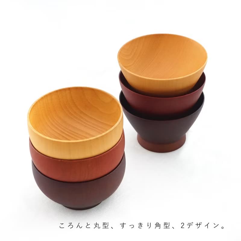 padou Natural Wood Meal Bowl Nordic Soup Noodle Salad Rice Lunch Gift Present