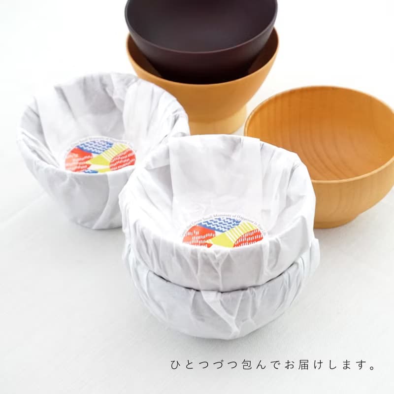 padou Natural Wood Meal Bowl Nordic Soup Noodle Salad Rice Lunch Gift Present