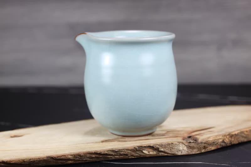 【送禮好物】300~340ml 汝窯 手拉坯 無把茶海 名家葉敏祥手作
