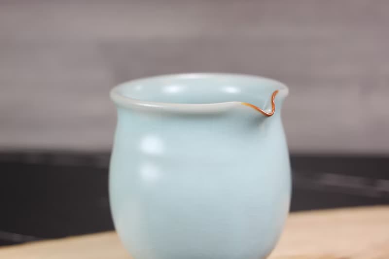 【送禮好物】300~340ml 汝窯 手拉坯 無把茶海 名家葉敏祥手作