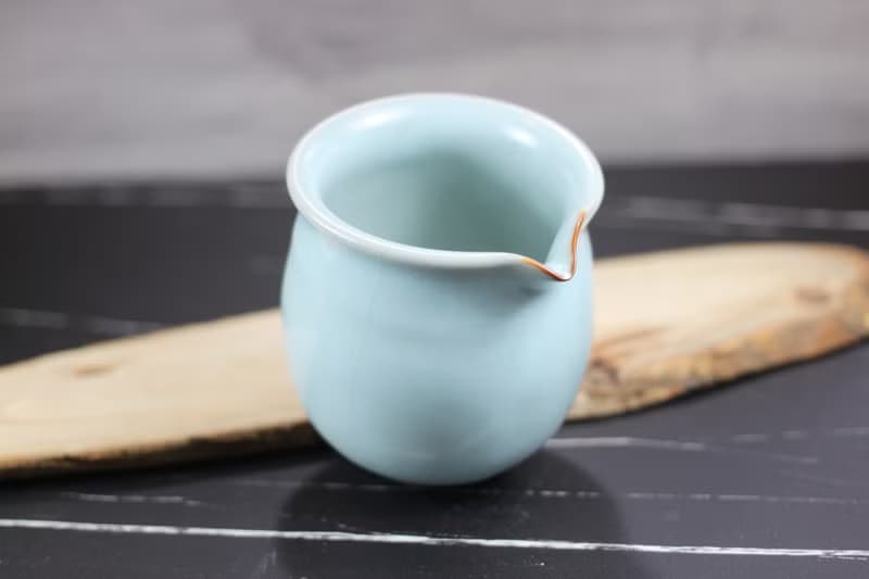 【送禮好物】300~340ml 汝窯 手拉坯 無把茶海 名家葉敏祥手作