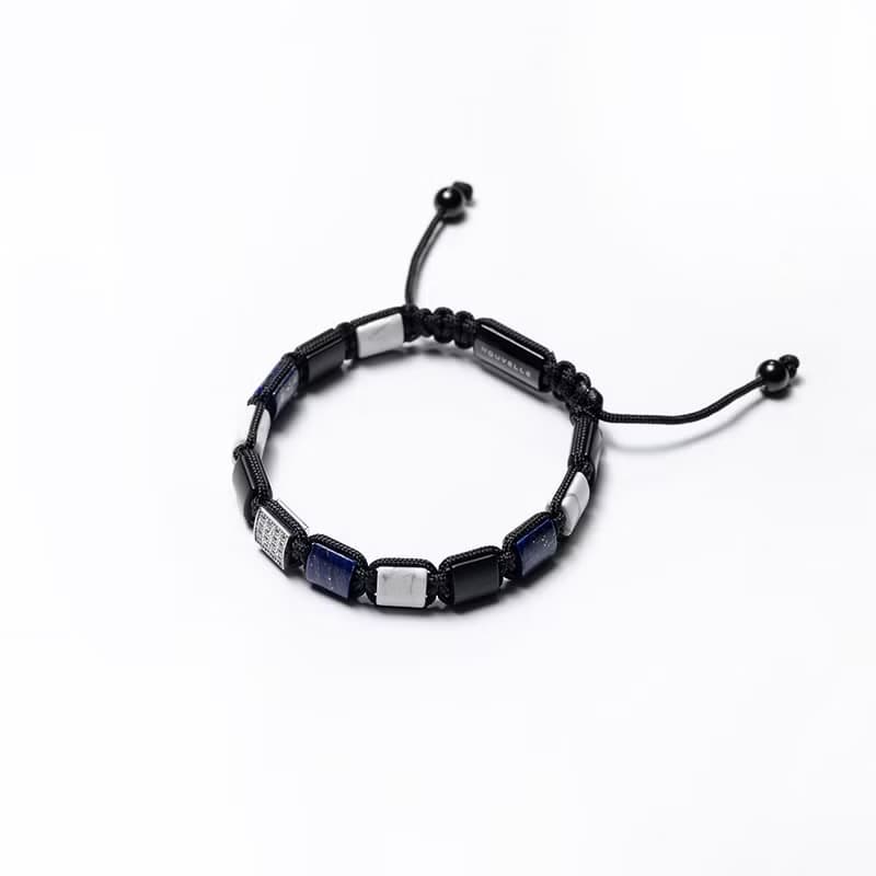 【NOUVELLE】Starry Dance | 青金石。白松石。黑瑪瑙手鏈