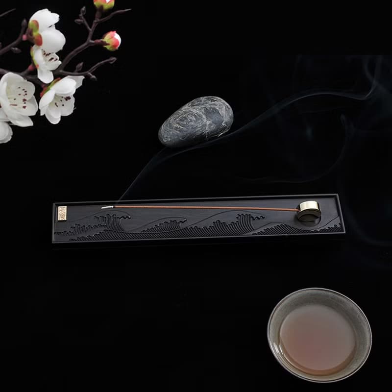 山海心境 無香版 檀木線香熏香器送人自用商務禮盒禮物