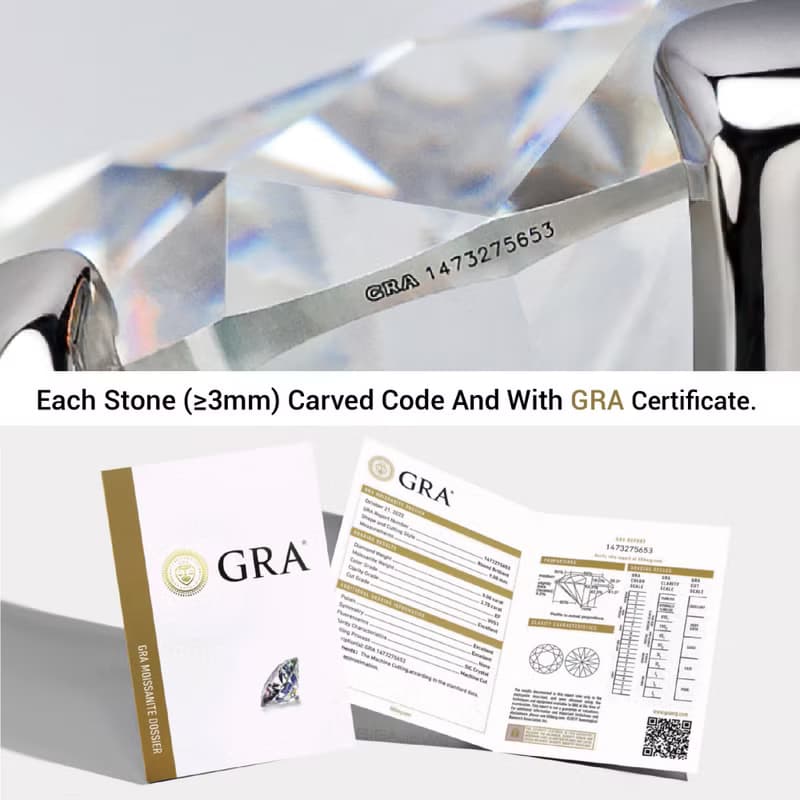 莫桑石耳環耳釘 白色绿色莫桑石組合 VVS1 18K鍍金女孩禮物