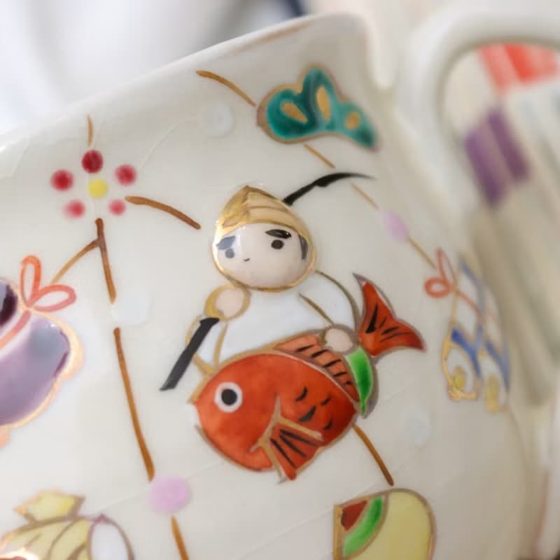 京燒立體馬克杯 - 惠比壽與大黑天