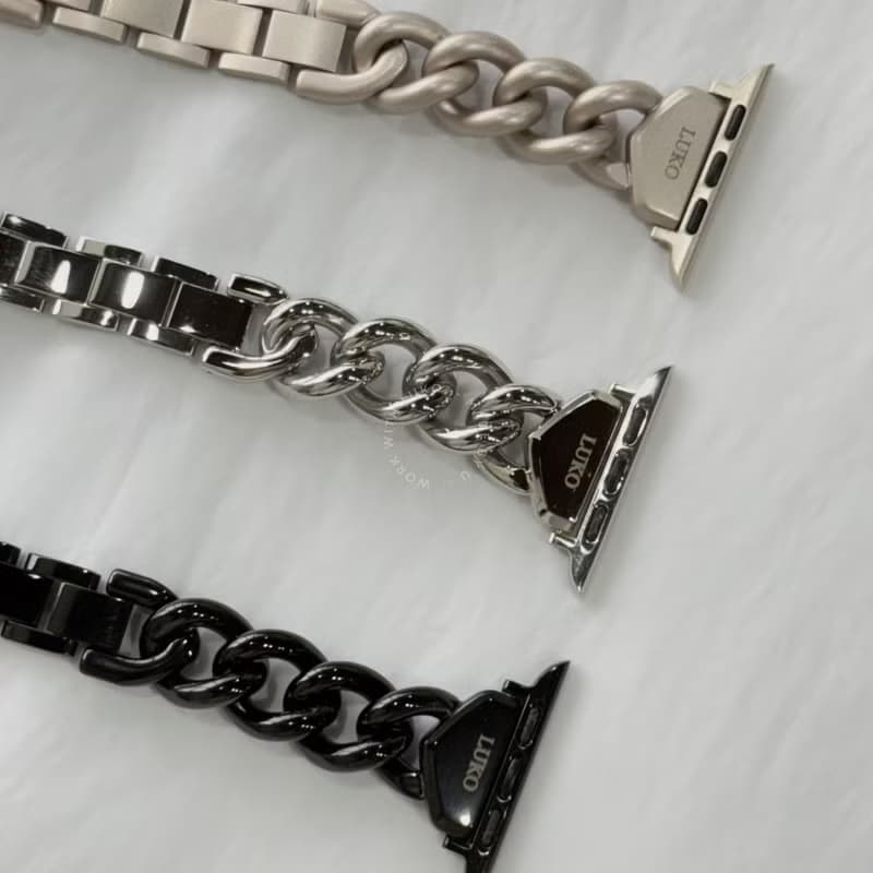 Apple Watch | 精緻版 單鏈不鏽鋼金屬錶帶  細款