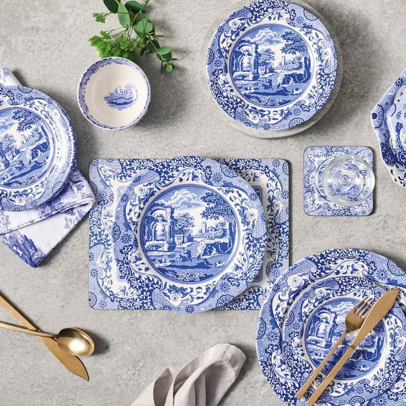 Spode 義大利藍圓盤(共四款尺寸)