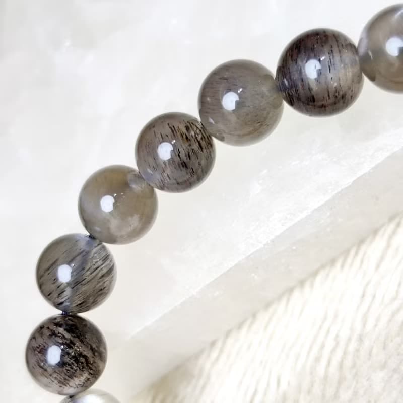 【訂製品】星輝骨幹 太陽石7-12mm Sun Stone 手串 手鍊 天然水晶