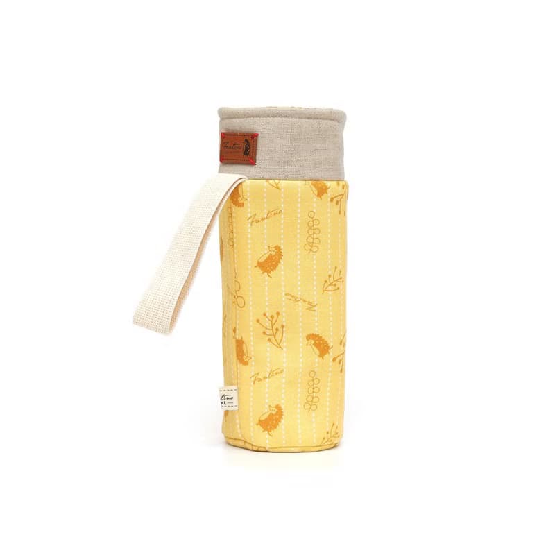 保溫防撞水壺袋(漂浮森林)起司黃/交換禮物/畢業季