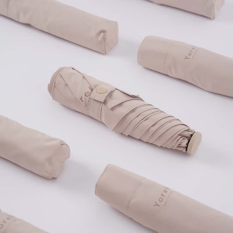 【晚雨系列】Bracha 晴雨傘 輕巧 防曬 防水 禮物 奶茶色