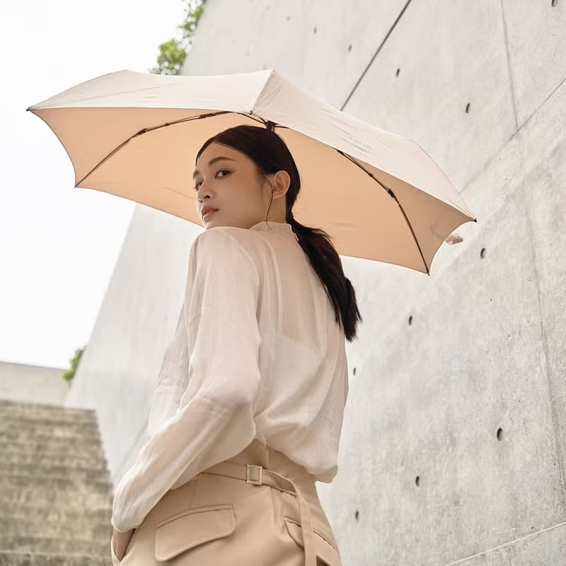【晚雨系列】Bracha 晴雨傘 輕巧 防曬 防水 禮物 奶茶色