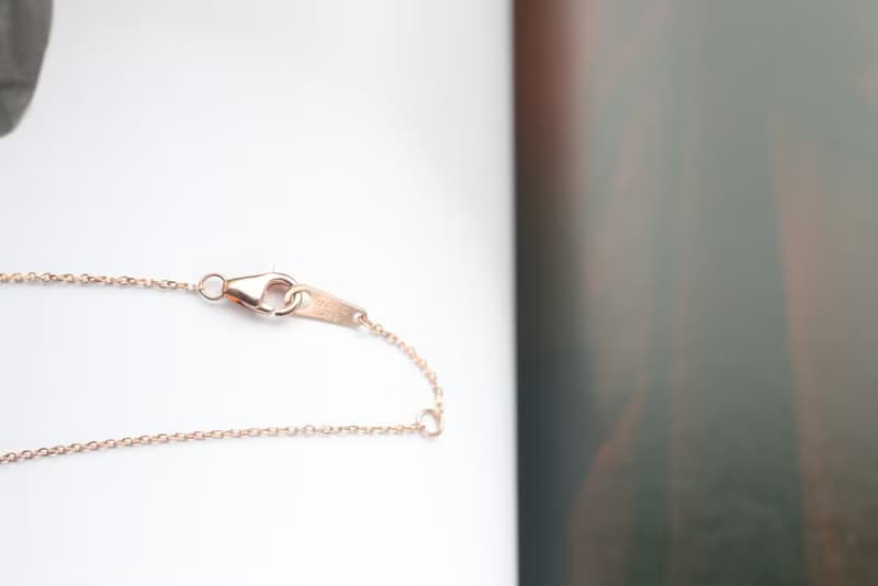 純18K Tint Diamond Necklace 0.10 ct 六爪簡約鑽石項鍊