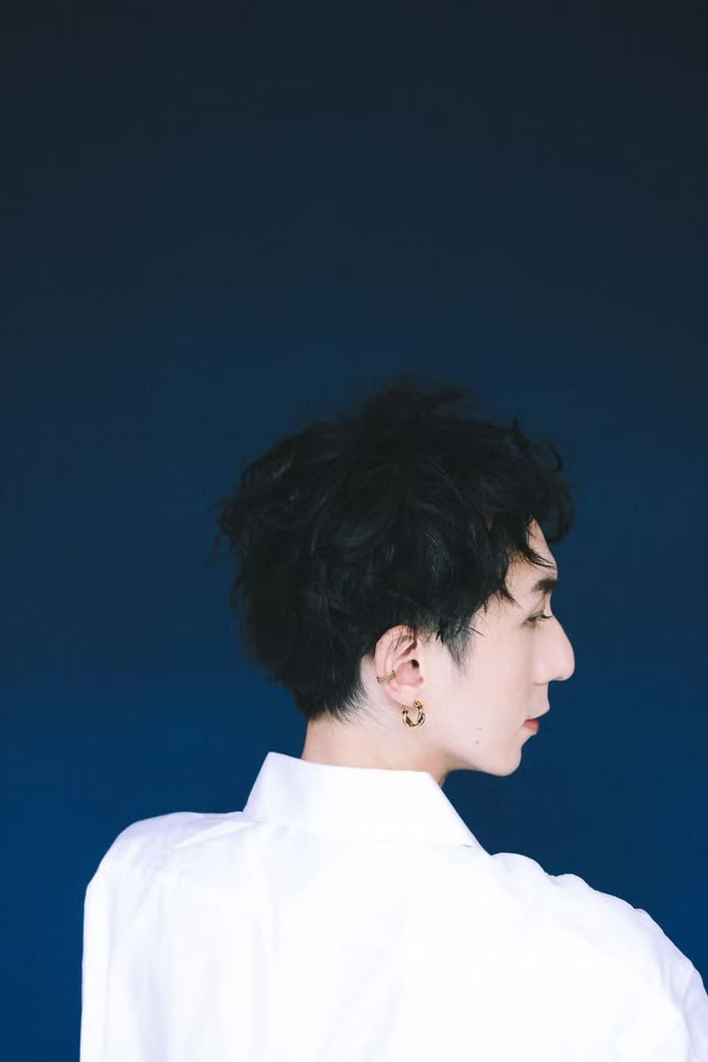 COR-DATE / UNISEX / 古金色旋繞圓弧耳環