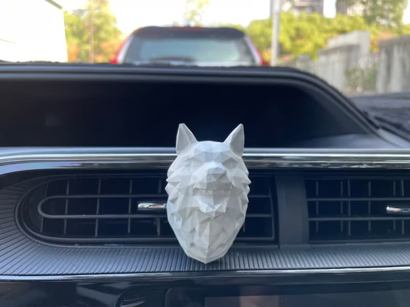 送禮首選 聖誕禮物 交換禮物 幾何動物系列車用擴香石 獅 狼 虎