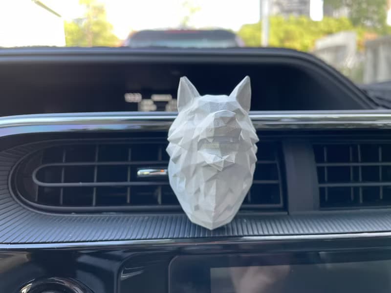 送禮首選 聖誕禮物 交換禮物 幾何動物系列車用擴香石 獅 狼 虎