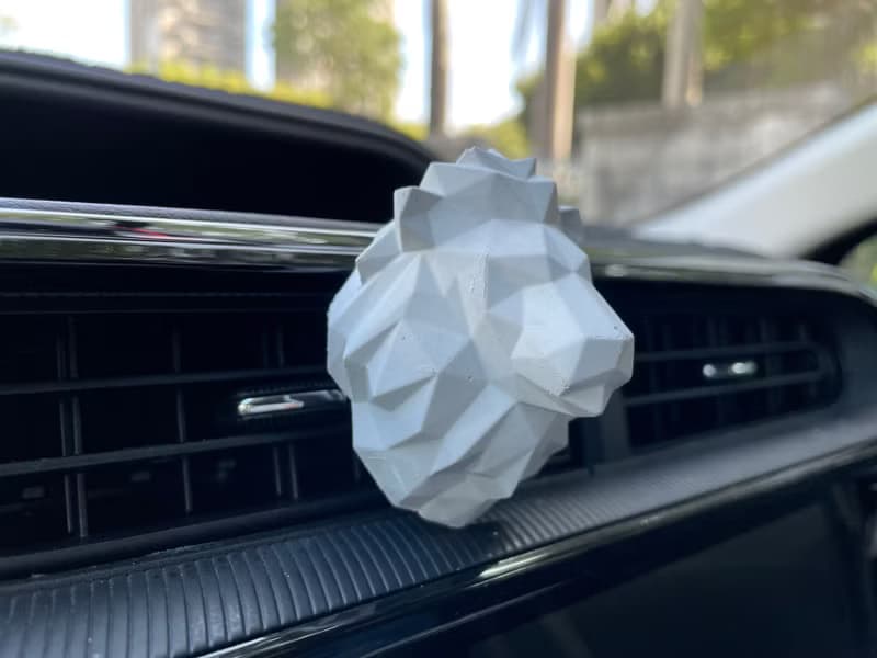 送禮首選 聖誕禮物 交換禮物 幾何動物系列車用擴香石 獅 狼 虎