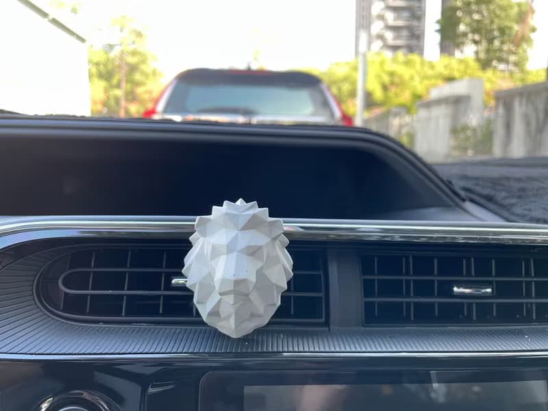 送禮首選 聖誕禮物 交換禮物 幾何動物系列車用擴香石 獅 狼 虎