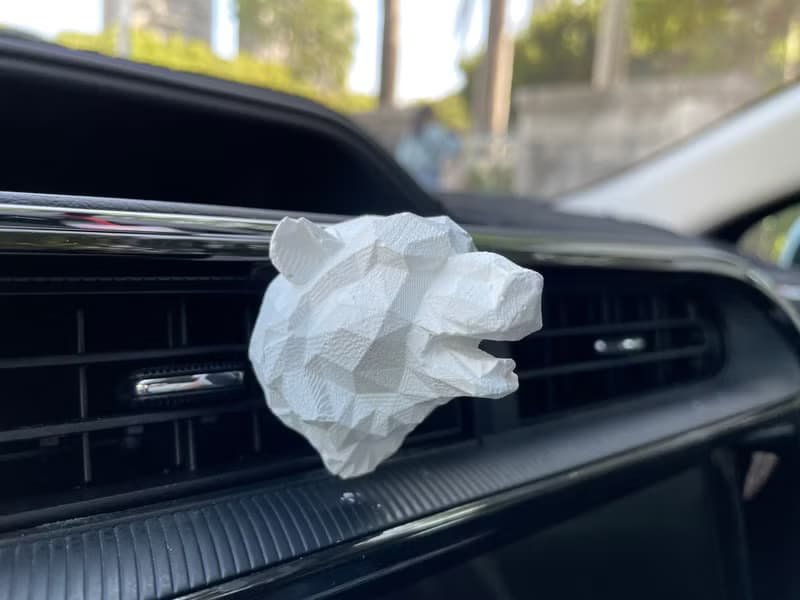 送禮首選 聖誕禮物 交換禮物 幾何動物系列車用擴香石 獅 狼 虎