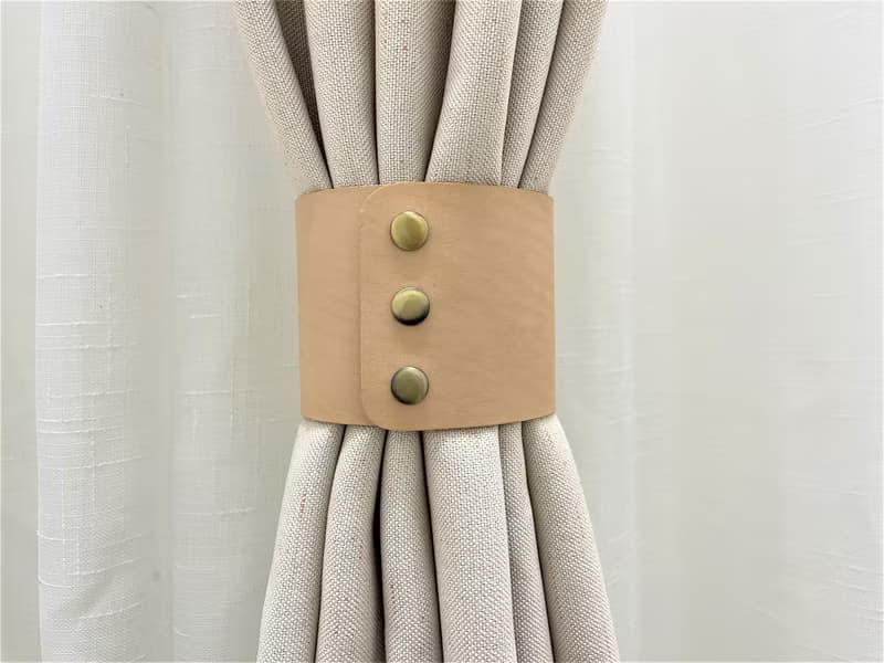 皮革窗簾綁帶//簡約主義//家居裝飾//窗簾//窗簾綁帶