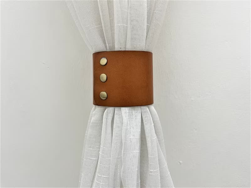 皮革窗簾綁帶//簡約主義//家居裝飾//窗簾//窗簾綁帶