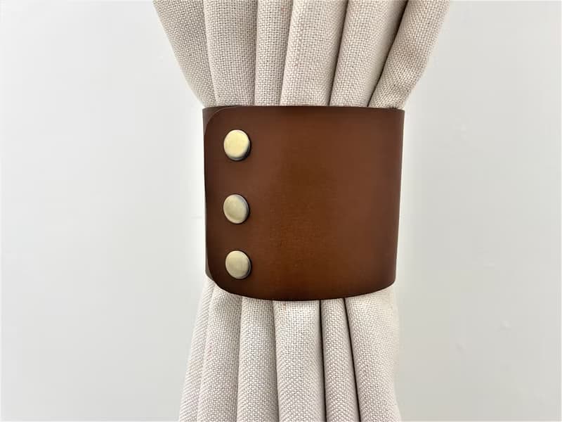 皮革窗簾綁帶//簡約主義//家居裝飾//窗簾//窗簾綁帶