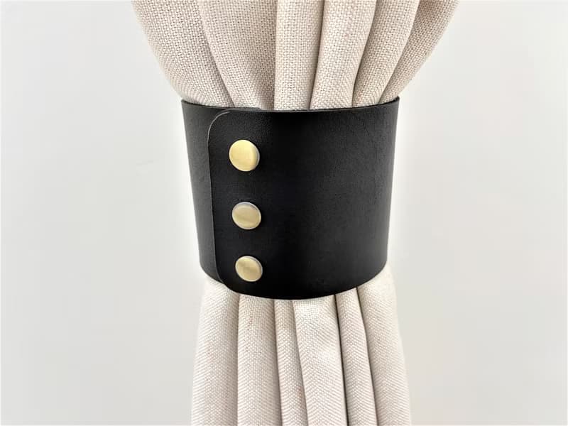 皮革窗簾綁帶//簡約主義//家居裝飾//窗簾//窗簾綁帶