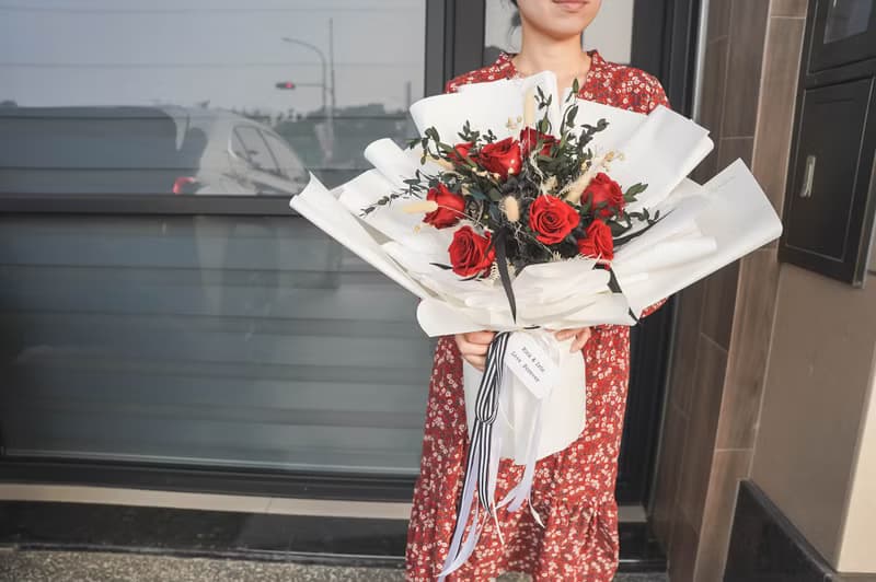【竒花】情人節花束 畢業 生日禮物 永生乾燥花 告白求婚花束